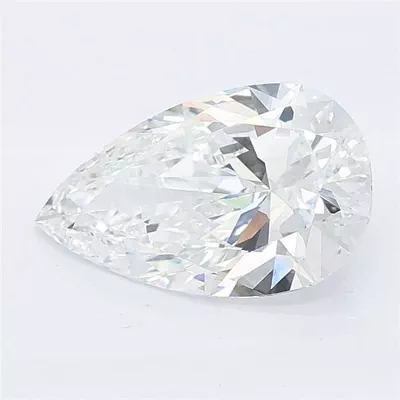 1.58ct D VS1 Rare Carat Ideal Cut Pear Lab Grown Diamond