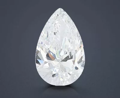 1.58ct D VS1 Rare Carat Ideal Cut Pear Lab Grown Diamond