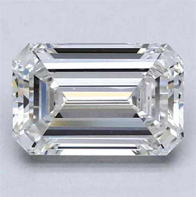 2.01ct F VS1 Very Good Cut Emerald Lab Grown Diamond