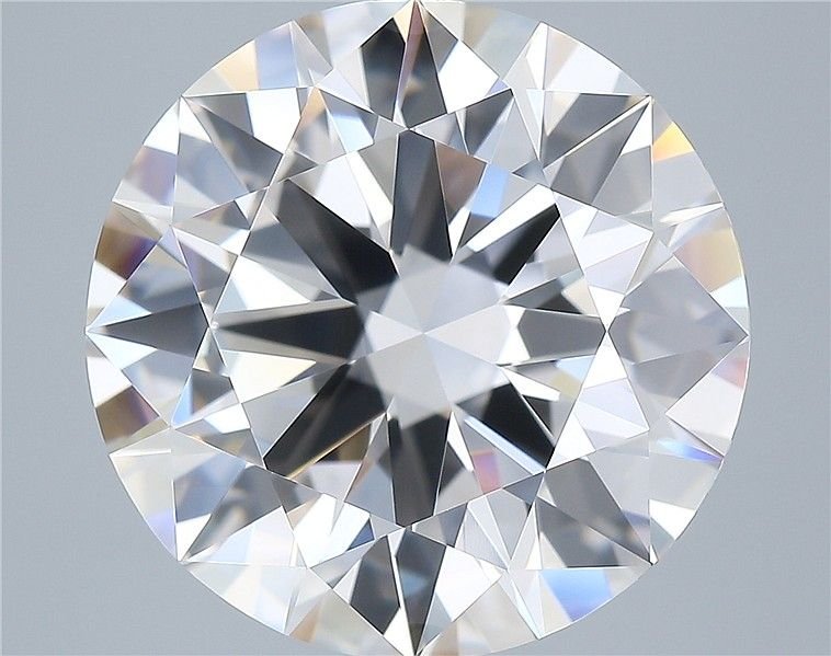 7.03ct J VVS1 Rare Carat Ideal Cut Round Diamond