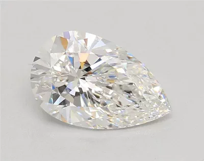 2.57ct F VVS2 Rare Carat Ideal Cut Pear Lab Grown Diamond