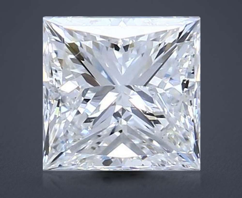 1.50ct E VS2 Very Good Cut Princess Diamond