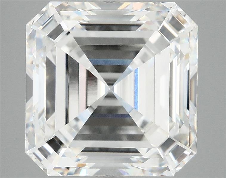 8.02ct F VVS2 Rare Carat Ideal Cut Asscher Lab Grown Diamond