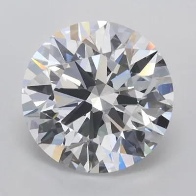 2.04ct D VVS1 Rare Carat Ideal Cut Round Lab Grown Diamond