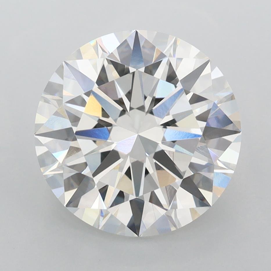 3.51ct F VVS2 Excellent Cut Round Lab Grown Diamond