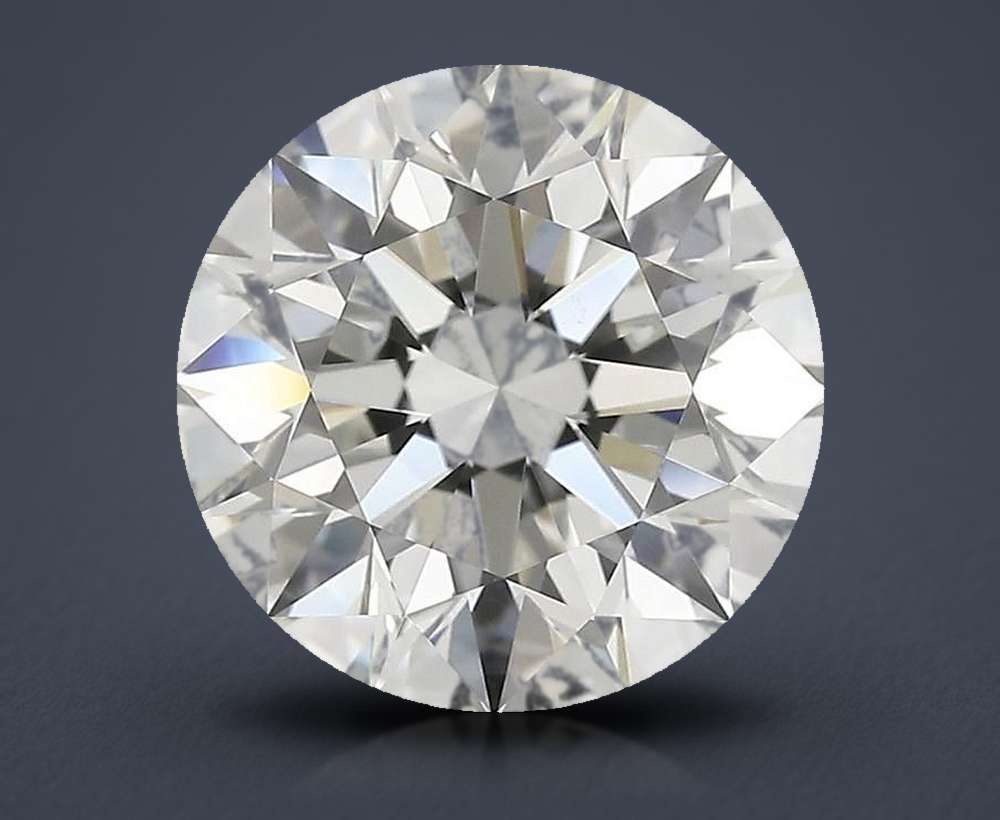 3.50ct H VS2 Rare Carat Ideal Cut Round Diamond