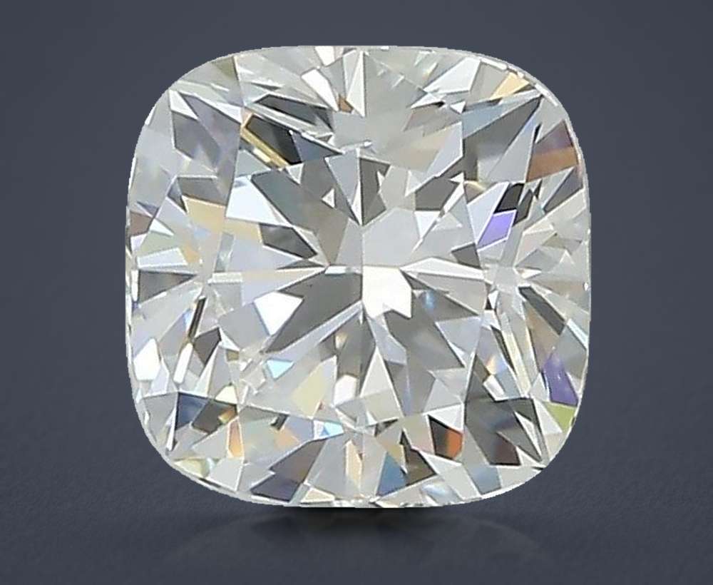 1.41ct D VVS2 Rare Carat Ideal Cut Cushion Lab Grown Diamond