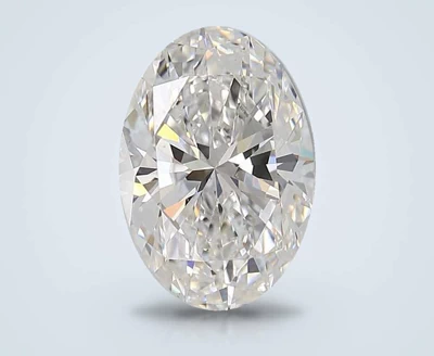 3.01ct G SI1 Rare Carat Ideal Cut Oval Diamond