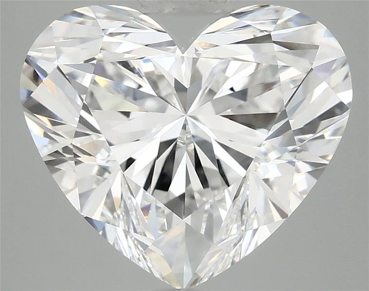 5.09ct E VVS2 Rare Carat Ideal Cut Heart Lab Grown Diamond