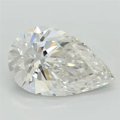 3.08ct E VS1 Rare Carat Ideal Cut Pear Lab Grown Diamond