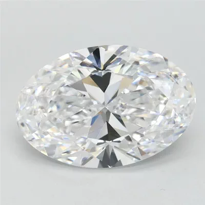 3.08ct E SI1 Rare Carat Ideal Cut Oval Lab Grown Diamond