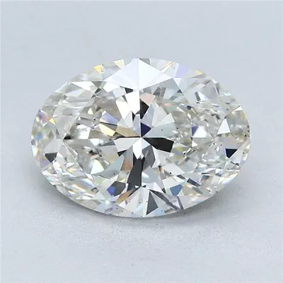 2.67ct H VS2 Rare Carat Ideal Cut Oval Lab Grown Diamond