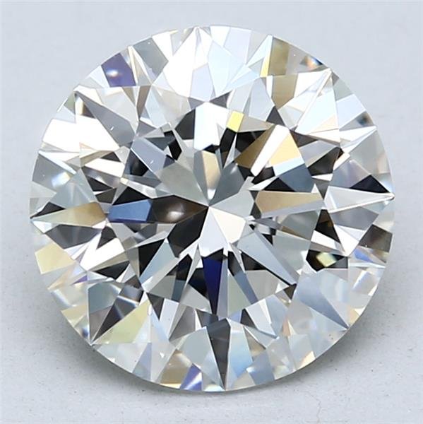 3.51ct F VS1 Excellent Cut Round Lab Grown Diamond