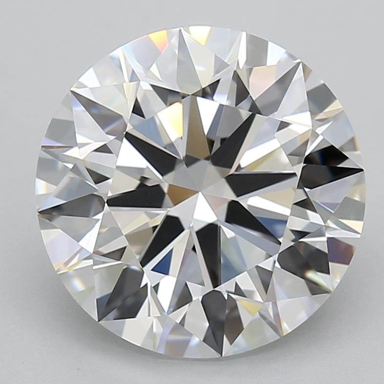 5.16ct D FL Rare Carat Ideal Cut Round Lab Grown Diamond