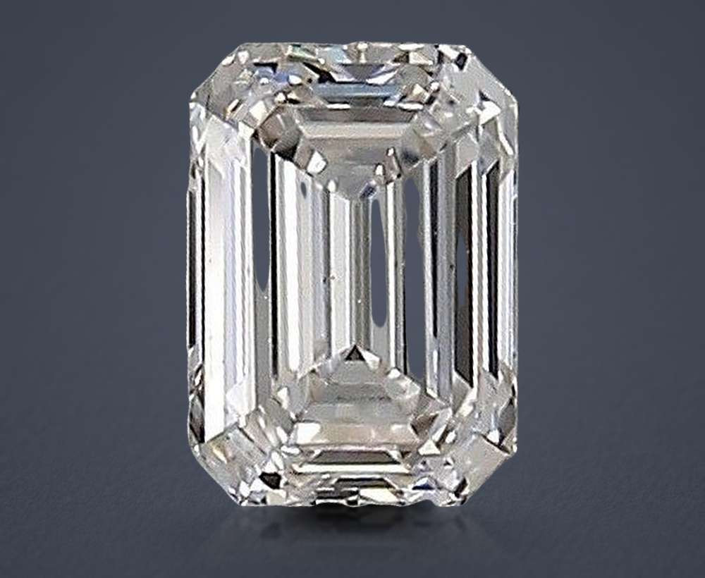 0.53ct G VS2 Rare Carat Ideal Cut Emerald Diamond
