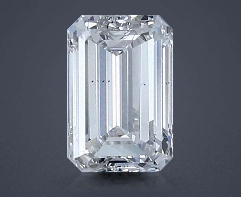 0.91ct H VS2 Very Good Cut Emerald Lab Grown Diamond