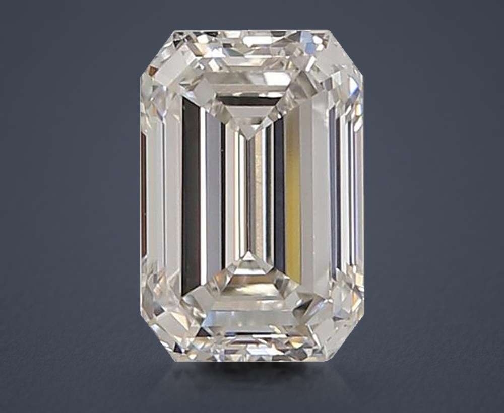 1.60ct F VVS2 Rare Carat Ideal Cut Emerald Lab Grown Diamond