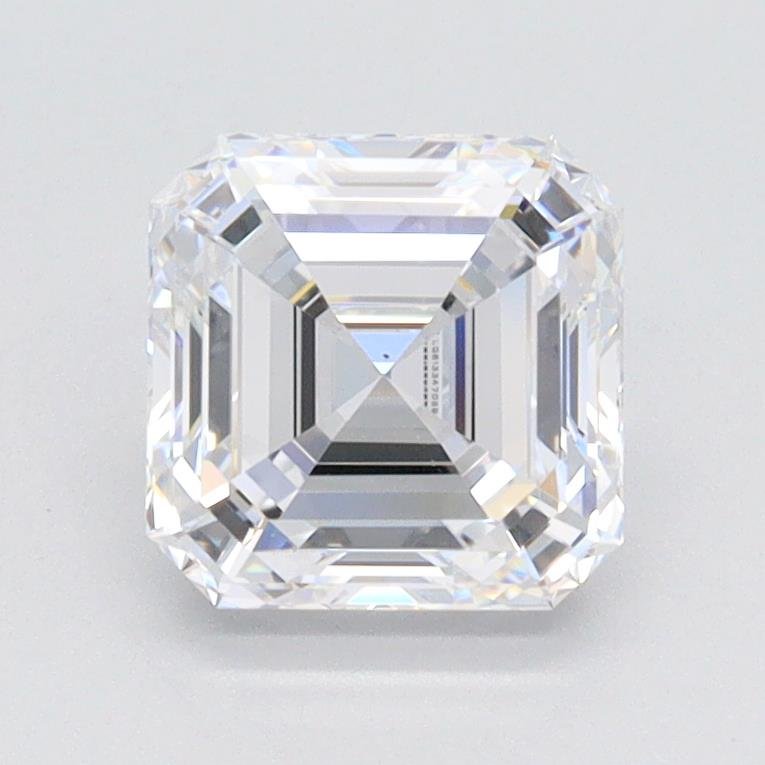 1.55ct D VS1 Rare Carat Ideal Cut Asscher Lab Grown Diamond