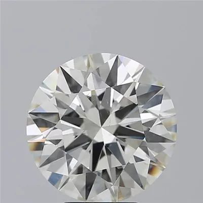 5.01ct K SI1 Rare Carat Ideal Cut Round Diamond