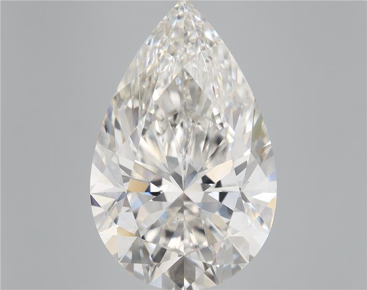 10.32ct F VS1 Rare Carat Ideal Cut Pear Lab Grown Diamond