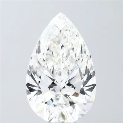 12.07ct F VVS2 Rare Carat Ideal Cut Pear Lab Grown Diamond