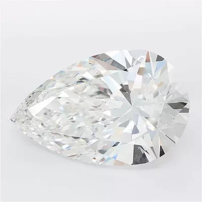 7.56ct E VS1 Rare Carat Ideal Cut Pear Lab Grown Diamond