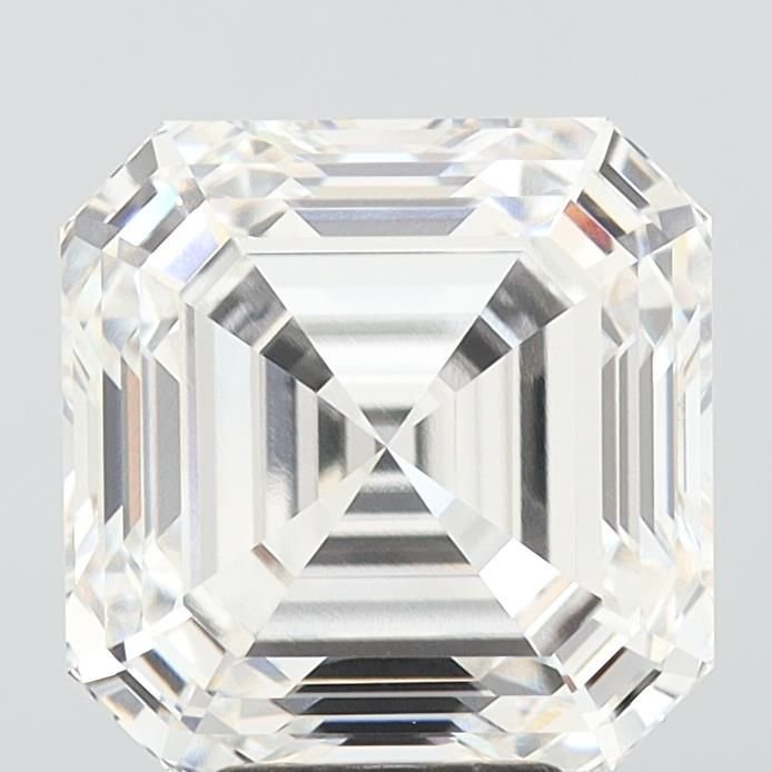 7.58ct F VVS2 Rare Carat Ideal Cut Asscher Lab Grown Diamond