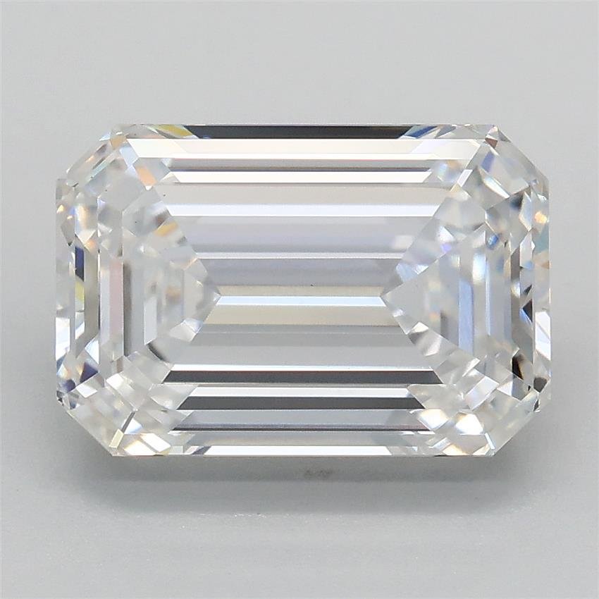 3.08ct E VS1 Rare Carat Ideal Cut Emerald Lab Grown Diamond