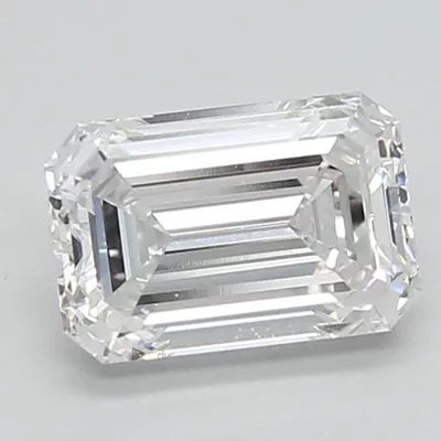 1.40ct E VVS1 Rare Carat Ideal Cut Emerald Lab Grown Diamond