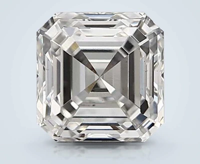 2.09ct G VS1 Rare Carat Ideal Cut Asscher Lab Grown Diamond