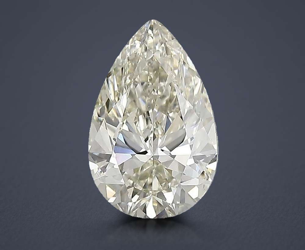 2.03ct J SI1 Rare Carat Ideal Cut Pear Diamond