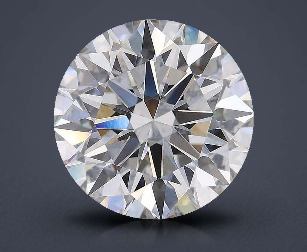 3.03ct H IF Rare Carat Ideal Cut Round Lab Grown Diamond