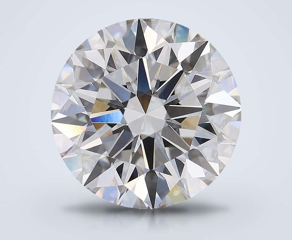 3.03ct H IF Rare Carat Ideal Cut Round Lab Grown Diamond