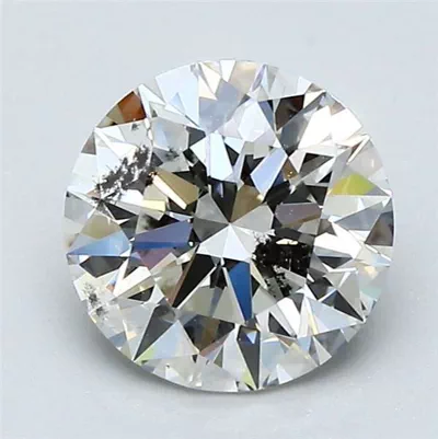 1.63ct I SI2 Rare Carat Ideal Cut Round Diamond