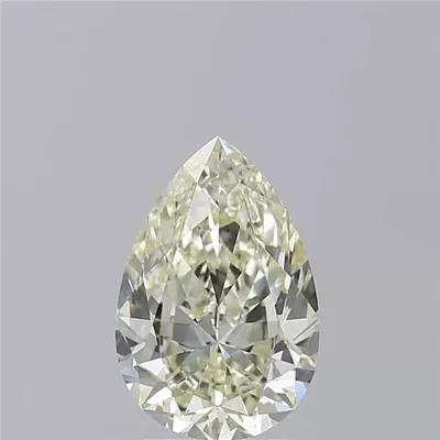 3.02ct K VS1 Rare Carat Ideal Cut Pear Diamond