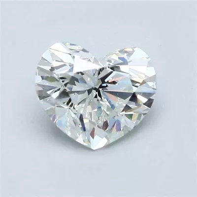 1.70ct J SI1 Good Cut Heart Diamond