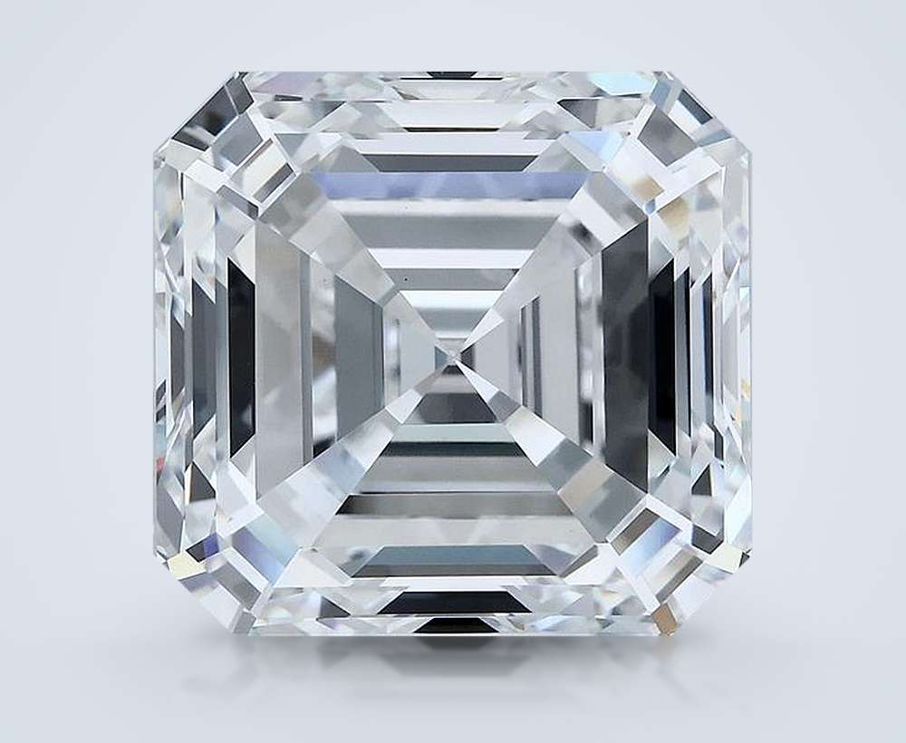 15.07ct D VVS2 Rare Carat Ideal Cut Asscher Lab Grown Diamond