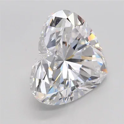7.03ct D VS2 Good Cut Heart Lab Grown Diamond