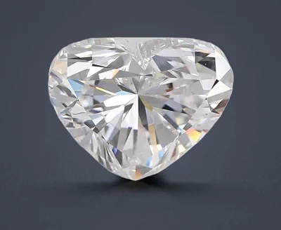7.03ct D VS2 Good Cut Heart Lab Grown Diamond