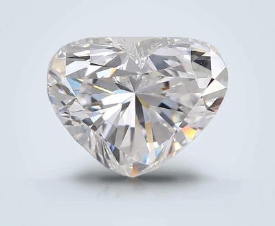 7.03ct D VS2 Good Cut Heart Lab Grown Diamond