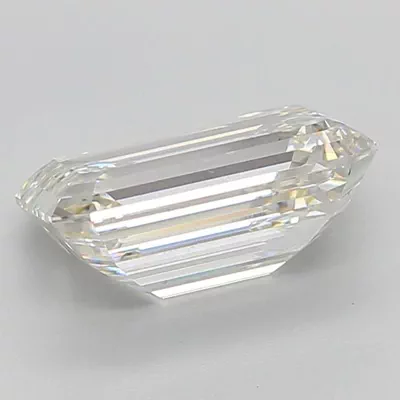 4.51ct H VS2 Rare Carat Ideal Cut Emerald Lab Grown Diamond