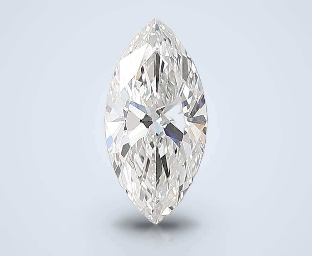 3.09ct E VVS2 Rare Carat Ideal Cut Marquise Lab Grown Diamond
