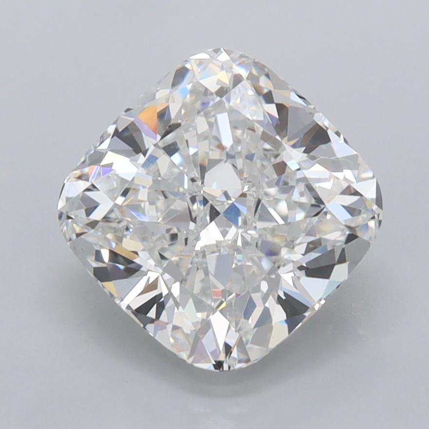 2.50ct E VVS2 Rare Carat Ideal Cut Cushion Lab Grown Diamond