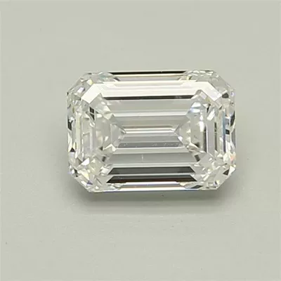 1.01ct D SI1 Rare Carat Ideal Cut Emerald Diamond