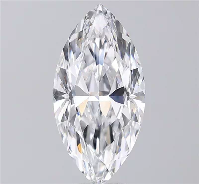 4.04ct D FL Rare Carat Ideal Cut Marquise Diamond