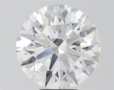 6.46ct G VS2 Rare Carat Ideal Cut Round Lab Grown Diamond