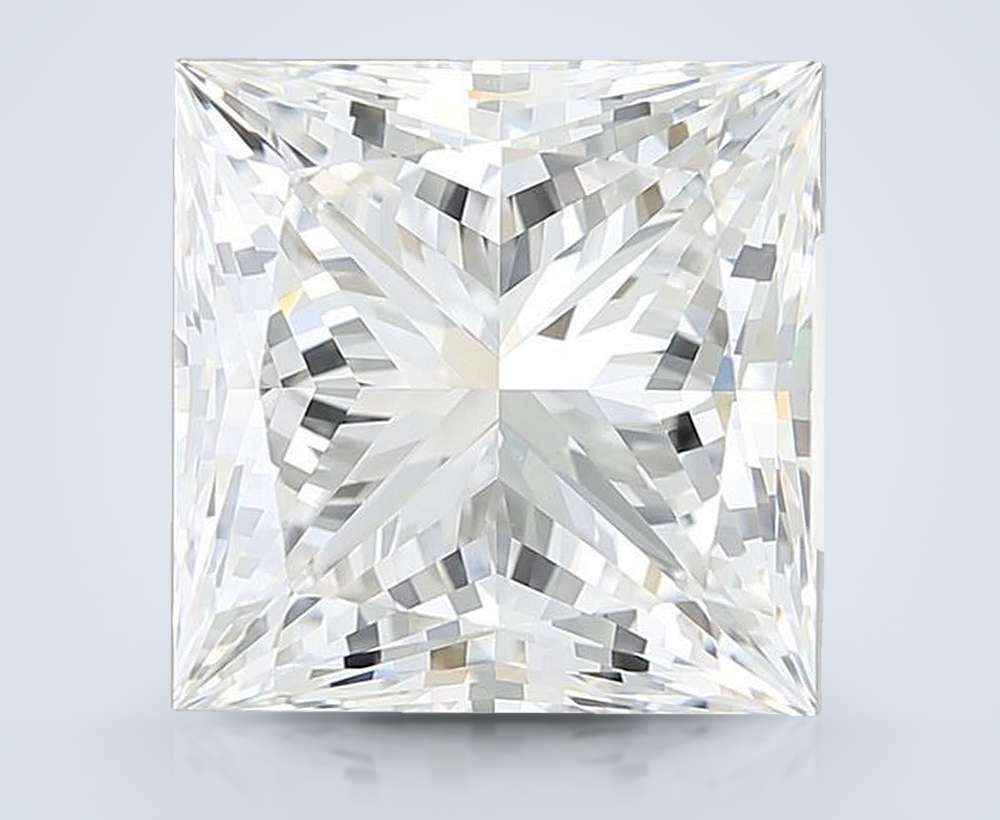 11.37ct F VVS2 Excellent Cut Princess Lab Grown Diamond