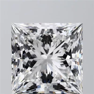 10.04ct F VS1 Rare Carat Ideal Cut Princess Lab Grown Diamond