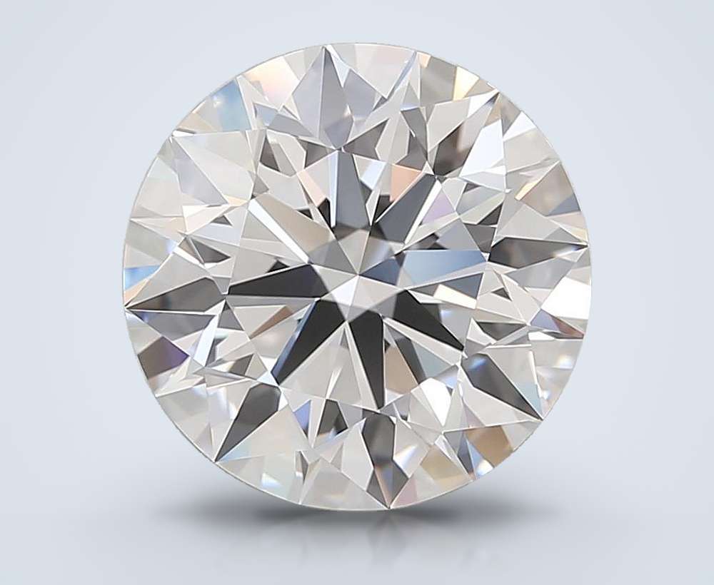 6.54ct E IF Rare Carat Ideal Cut Round Lab Grown Diamond