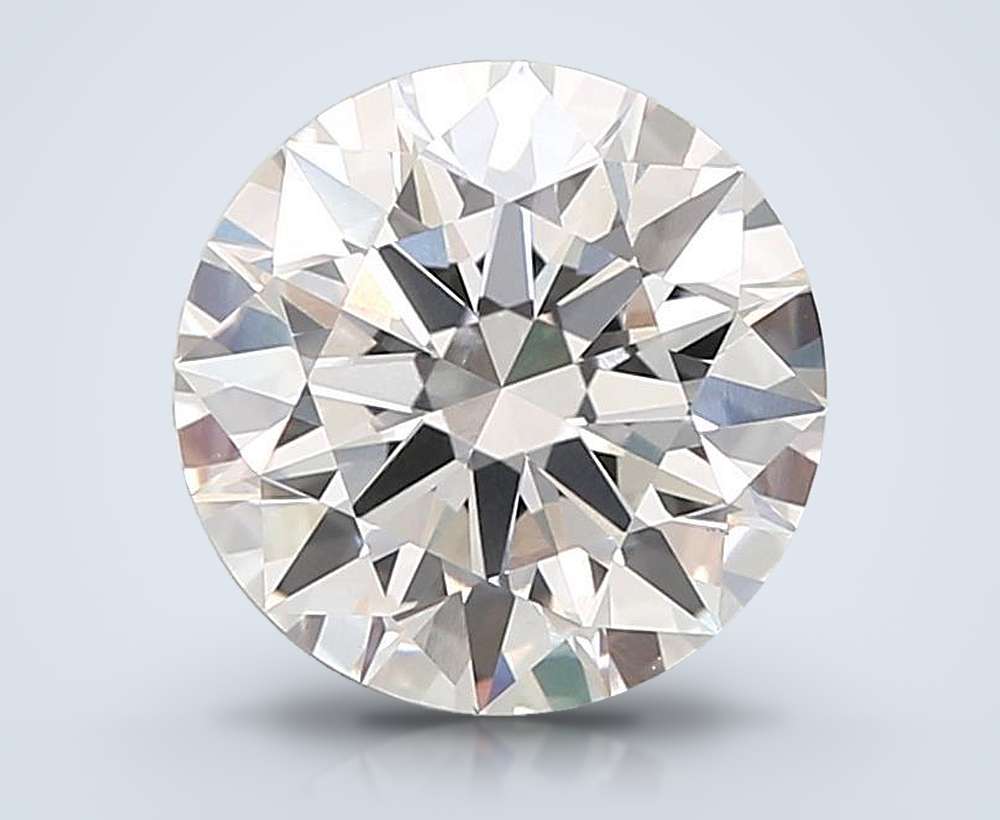 2.55ct F VS1 Rare Carat Ideal Cut Round Lab Grown Diamond